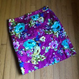 Charter Club Floral Skirt 16 Beautiful!